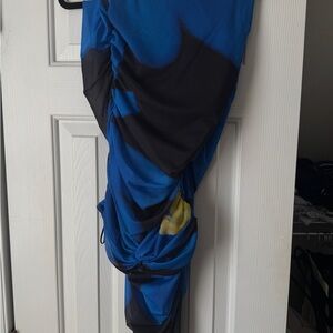 Zara Blue and Black Dress